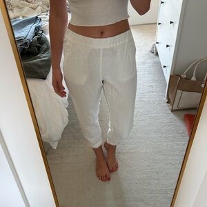 J Crew Linen Capri
